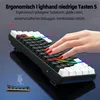 V900 mechanische Tastatur 61 Tasten, USB-C, Gaming & Büro, Produktbild-Vorschau 3