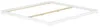 Weißes Niederflurbett 200x200 extra flach Holzbett Kiefer Produktbild-Vorschau 2