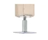A close-up of a wooden post base with a metal adjustable foot. Produktbild-Vorschau