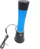 FISURA Weiße blaue Lavalampe. Schwarzer Sockel blaue Produktbild-Vorschau 3