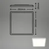 LED Panel Deckenleuchte Ultraflach Backlight Slim 29cm weiß Produktbild-Vorschau 6