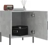 vidaXL Nachttisch Betongrau 40x40x50 cm Holzwerkstoff Produktbild-Vorschau 3