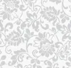Klebefolie Ornamente Barock - Möbelfolie Silber Grau -  45 Produktbild-Vorschau 1