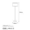 Opviq, Way- Way FLG, Jahrgang, Stehlampen, 40 x 40 x 156 Produktbild-Vorschau 5