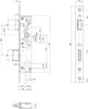 Serratura da infilare RR B 1314 PZ 24/25/92/8 mm DIN L/R Anteprima dell’immagine prodotto 2