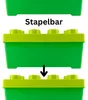 LEGO® 2 Boîtes de rangement Moyenne Verte + Jaune avec Voir les images du produit 12