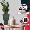 KOTARBAU® 4er Set Blumentopf ⌀ 18cm Orchideentopf Übertopf Produktbild-Vorschau 8