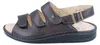 Sandalias cómodas para hombre en color marrón Vista previa de la imagen del producto 2