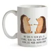 Mr. & Mrs. Panda Kaffeebecher Igel Liebe - Weiß - Geschenk, Produktbild-Vorschau 3