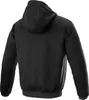 A black hoodie shown from the back. Anteprima dell’immagine prodotto