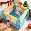 Nadmuchiwany zamek dla dzieci 170 x 170 cm z koszem do Podgląd zdjęcia produktu 8