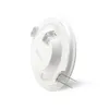 The back of a white LED panel light is shown against a white background. Produktbild-Vorschau