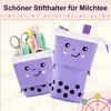 OKWISH Federmäppchen Reißverschluss,Teleskopisch Produktbild-Vorschau 3