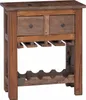 vidaXL Schrank Braun 60 x 30 x 70 cm Massives upgecyceltes Produktbild-Vorschau 1