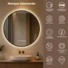 S'AFIELINA Miroir Salle de Bain LED Rond 70 cm, Voir les images du produit 3