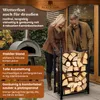 BLACK OAK Kaminholzständer "Antero" mit Kaminbesteck - Set Produktbild-Vorschau 7