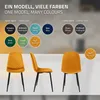 Zestaw 4 krzeseł do jadalni ML-Design z oparciem, Podgląd zdjęcia produktu 7