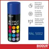 BIODUR Sprühlack - Ultramarinblau RAL 5002 Glanz - 400ml – Produktbild-Vorschau 2