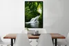 MuchoWow® Gerahmtes Poster Wasserfall - Natur - Grün 60x90 Produktbild-Vorschau 2