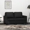 vidaXL 2-Sitzer-Sofa Schwarz 120 cm Kunstleder Produktbild-Vorschau 2