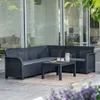 Keter Garden 2-Sitzer Sofa Rosalie Graphitgrau Produktbild-Vorschau 4