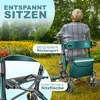 KESSER® Rollator Aluminium faltbar, höhenverstellbar & bis Produktbild-Vorschau 4