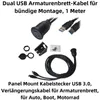 Q73C Dual USB 3.0 Verlängerungskabel – 2× USB-Stecker auf Produktbild-Vorschau 2