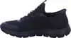 A side view of a black Skechers shoe against a white background. Podgląd zdjęcia produktu