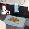 Mr. & Mrs. Panda Badematte Schildkröte Marschieren - Blau Produktbild-Vorschau 3