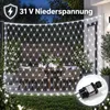 2X2m 144 LED Lichterkette Netz Lichternetz Weiß 8Modi Produktbild-Vorschau 3