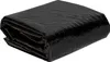 A folded black tarp on a white background. Produktbild-Vorschau