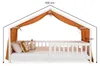 Hausbett Himmel LIAN in orange - Betthimmel aus 100% Produktbild-Vorschau 4