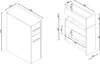 Armadio per midi in legno | mobile di nicchia | Dimensioni: Anteprima dell’immagine prodotto 5