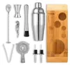 Cocktail Set aus Edelstahl mit Ständer Premium Edelstahl Produktbild-Vorschau 2
