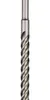 A close-up, straight-on view of a metal drill bit with a helical flute design. Produktbild-Vorschau