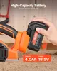 Rabot sans fil VEVOR, largeur de coupe 82 mm, 15000 tr/min Voir les images du produit 6