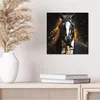 DEQOART Hybrid Leinwand Bild 30x30 cm 'Wilder Anzugträger' Produktbild-Vorschau 4