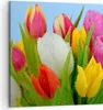 Bild auf Leinwand - Leinwandbild - Tulpen Blumenstrauß Produktbild-Vorschau 1