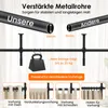 COSTWAY, rozdělovač prostoru, tyč na závěsy, nastavitelná, Náhled obrázku produktu 5