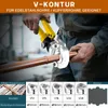 Hydraulische Presszange Rohrpresszange Crimpzange V-Kontur Produktbild-Vorschau 4