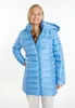 Damen Parka mit Kapuze, wattiertem Stehkragen, glänzend, Produktbild-Vorschau 4