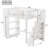 Flieks Etagenbett 90x200cm mit Regal, Kinderbett Hochbett Produktbild-Vorschau 7