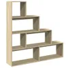 A freestanding, multi-tiered bookshelf with a stepped design. Produktbild-Vorschau