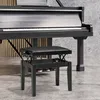 HOMCOM Pianostoel, verstelbare hoogte, pianobank met leren Productafbeelding-voorbeeld 2