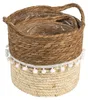 Pflanzkorb LINI 2er Set aus Seegras braun/natur - Übertopf, Produktbild-Vorschau 3