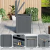 COSTWAY Gartenbox 96L, Auflagenbox mit abschließbarem Produktbild-Vorschau 6