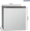 Bomann Mini Kühlschrank 45L mit Gefrierfach, leise Kühlbox Produktbild-Vorschau 7