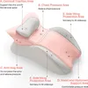 （Rose-Gris）Coussin cervical en mousse à mémoire de forme Voir les images du produit 6