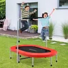 KOMFOTTEU Skladacia trampolína pre 2 osoby, oválna fitness Náhľad obrázku produktu 8