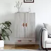 [Home] Highboard Grau Sonoma 69,5x31x115 cm Holzwerkstoff , Produktbild-Vorschau 1